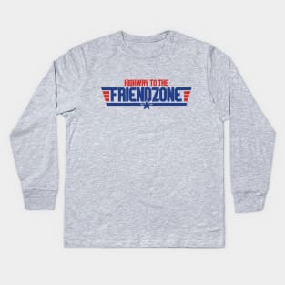 Highway To The Friendzone Kids Long Sleeve T-Shirt